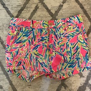 Lilly Pulitzer Pink Blue Green Women's Callahan Shorts